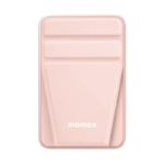 ⁦MOMAX IP121P Q.Mag Power 15 Magnetic Wireless Battery Pack with Stand 10000mAh Pink شاحن وايرلس ماكسيف مع ستاند موماكس⁩ - الصورة ⁦2⁩