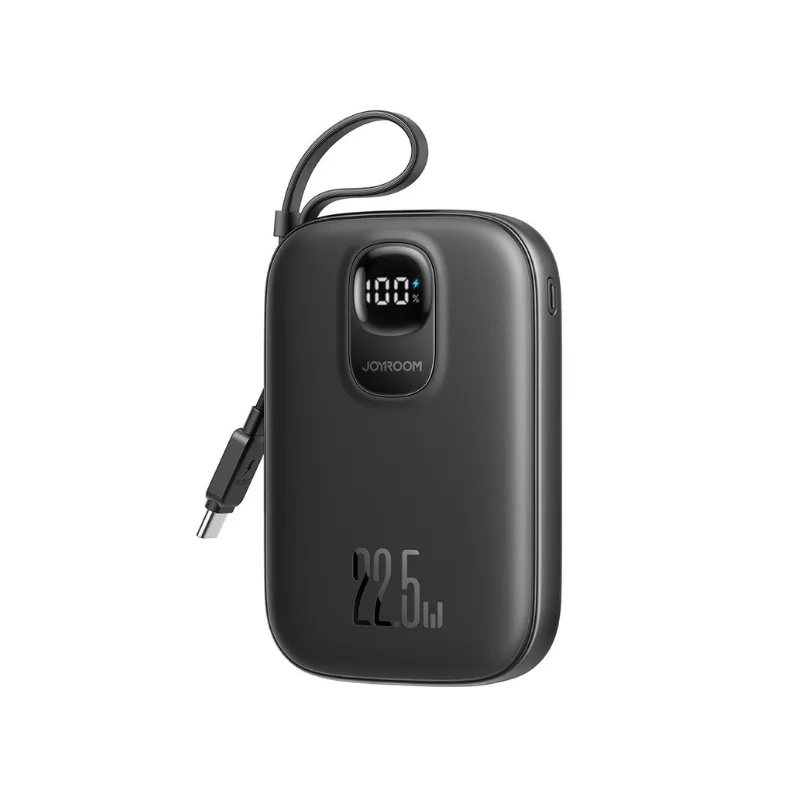 JOYROOM JR-PBF17 10000mAh Power Bank 22.5W Fast Charging Battery with Built-In Type-C Cable